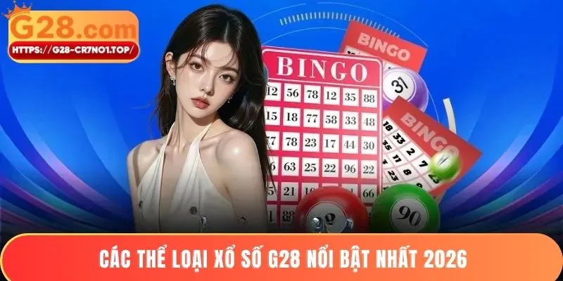 Các thể loại xổ số G28 nổi bật nhất 2026